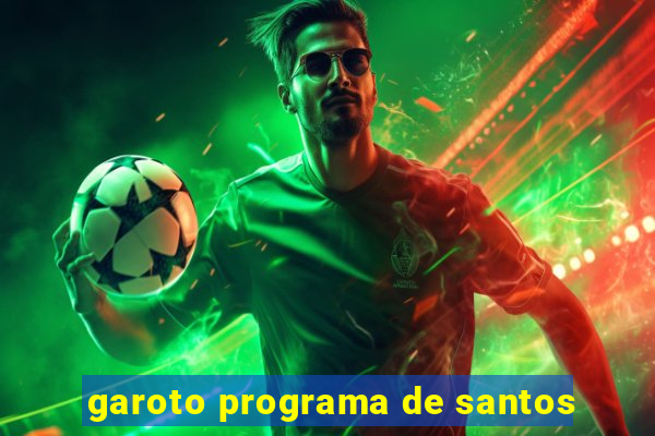 garoto programa de santos